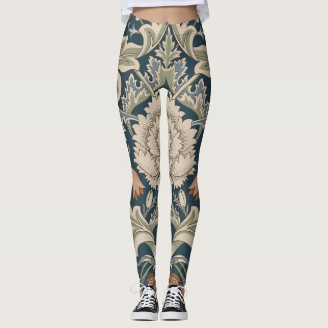 Leggings William Morris Severn Floral Garden Flower Classic (Devant)
