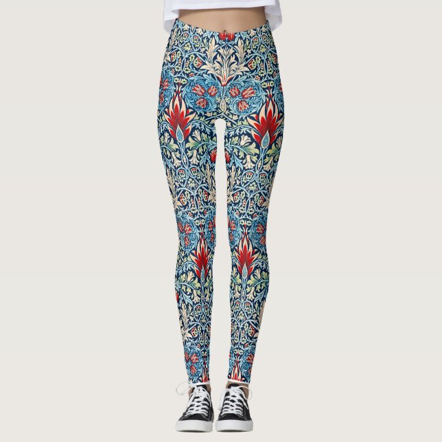 Leggings William Morris - Snakeshead (Devant)
