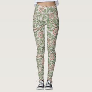 Leggings William Morris Sweetbrie Floral Art Nouveau