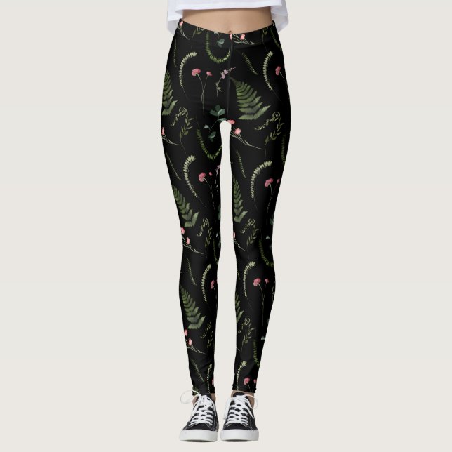 Leggings Women - Floral Pattern (Vorderseite)