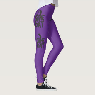 Leggings Women's Football Gameday Purple