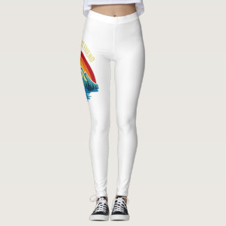 Leggings World's Okayest Friend - Funny Friend Retro Vintag
