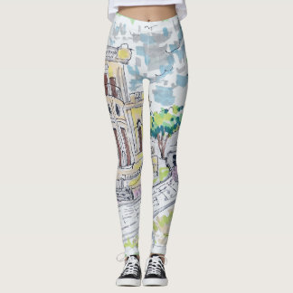 Leggings Yellow Historic Villa