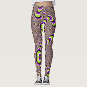 Leggings Yoga de tourbillonnement d'illusion