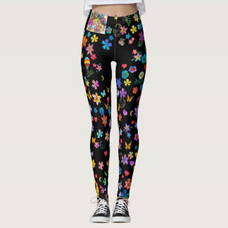 Leggings Yoga floral Whimsical