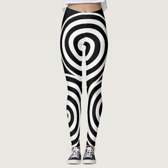 Leggings Yoga in den Individuellen Namen Schwarze  (Vorderseite)