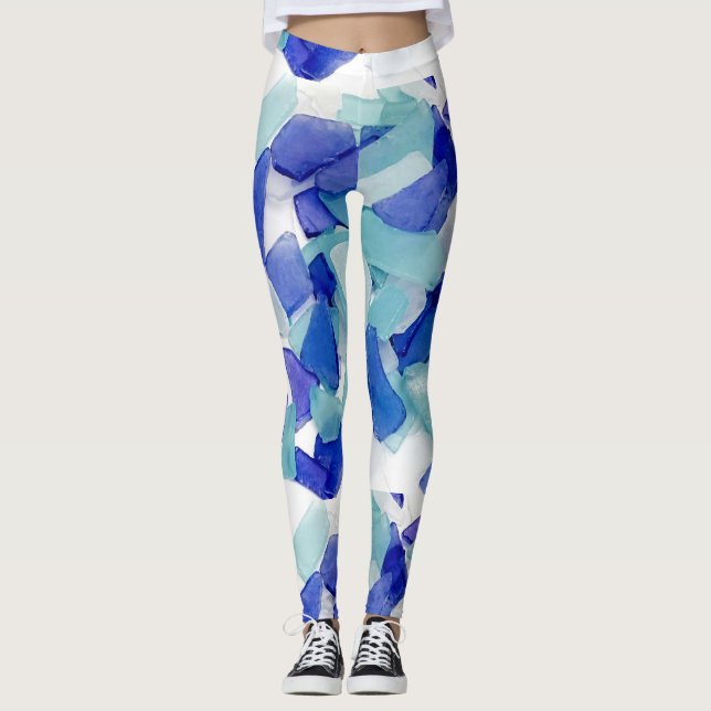 Leggings/Yogahose aus Meerglas Leggings (Vorderseite)