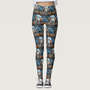 Leggings Yorkshire Terrier Halloween Éffrayant