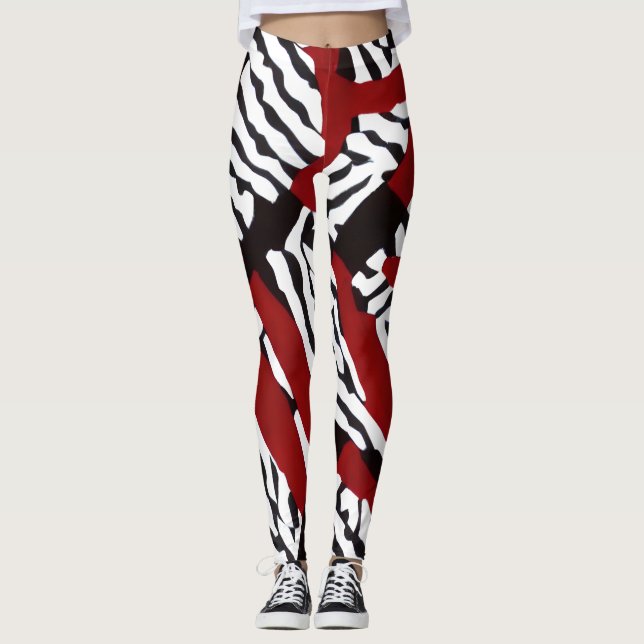 Leggings Zebra Stripes (Devant)