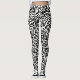 Leggings Zebra Stripes Personnalisable Couleur Yoga Jogging