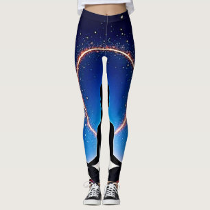 Leggings Zen sous les étoiles : Méditation cosmique