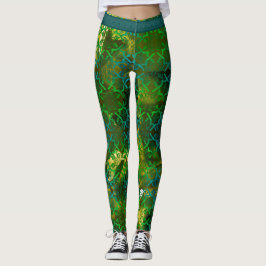 Leggings zócalo en verde