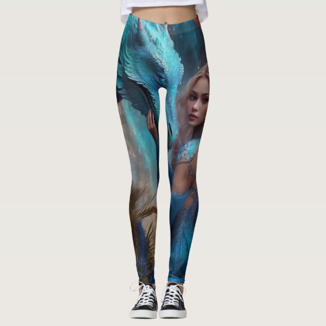 Leggings Zoey et Blue Dragon (Devant)