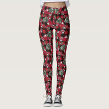Leggings zu Weihnachtsbaumträgern