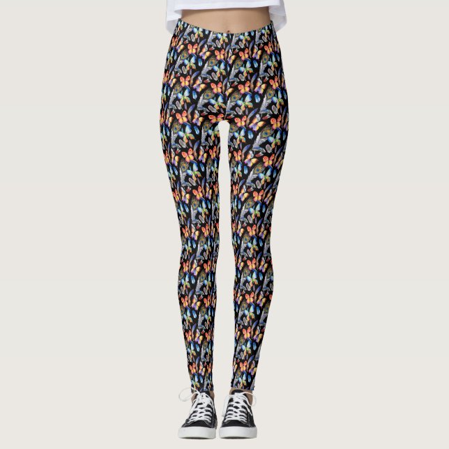 Leggings zum Schmetterling von Frauen (Vorderseite)