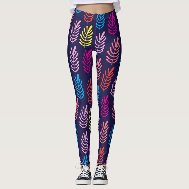 Leggings zum verlass von Kunstmustern (Vorderseite)