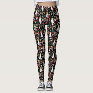 Leggings zum WeihnachtsBeagle