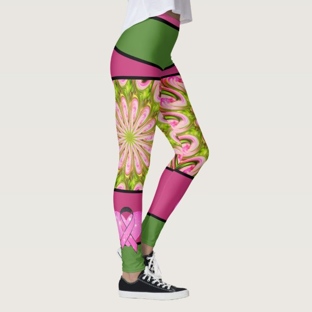 Leggings zur Sensibilisierung für Brustkrebs (Rechts)