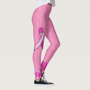 Leggings zur Sensibilisierung für den rosa Brustkr