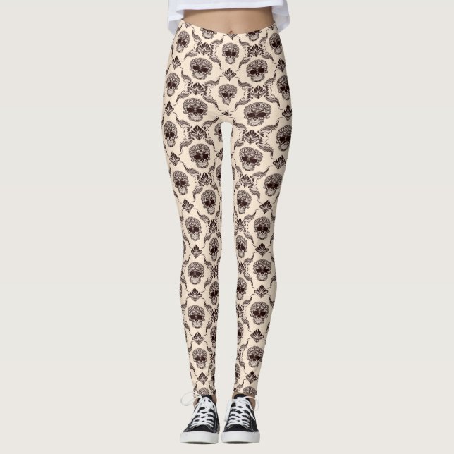 Leggingscream couleur leggings (Devant)