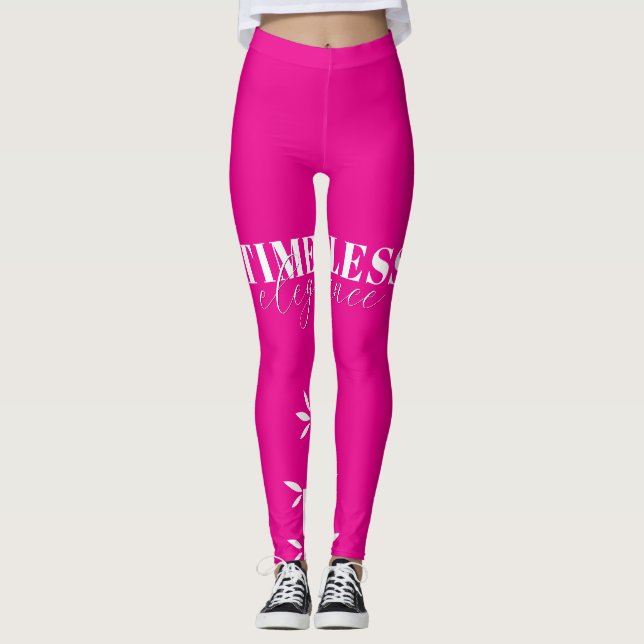 Leggins (Lebhaft pink) (Vorderseite)