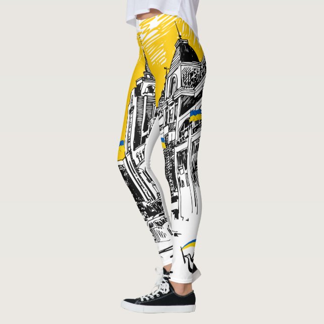 Leggins - Ukraine Motiv (Links)