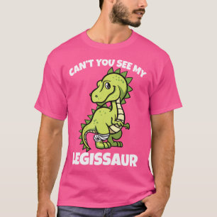 Leggisaur Broken Leg Knochen Verletzung Dinosaurie T-Shirt