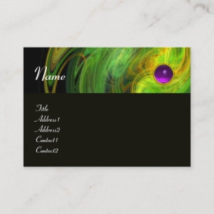 LEGHT VORTEX AMETHYST Orange Gelb schwarz Visitenkarte