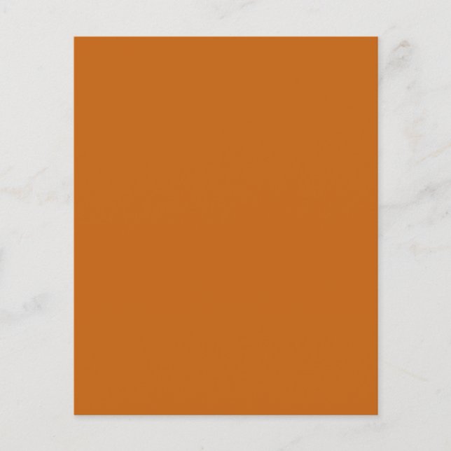 Legierung orange (einfarbig) flyer (Vorne)
