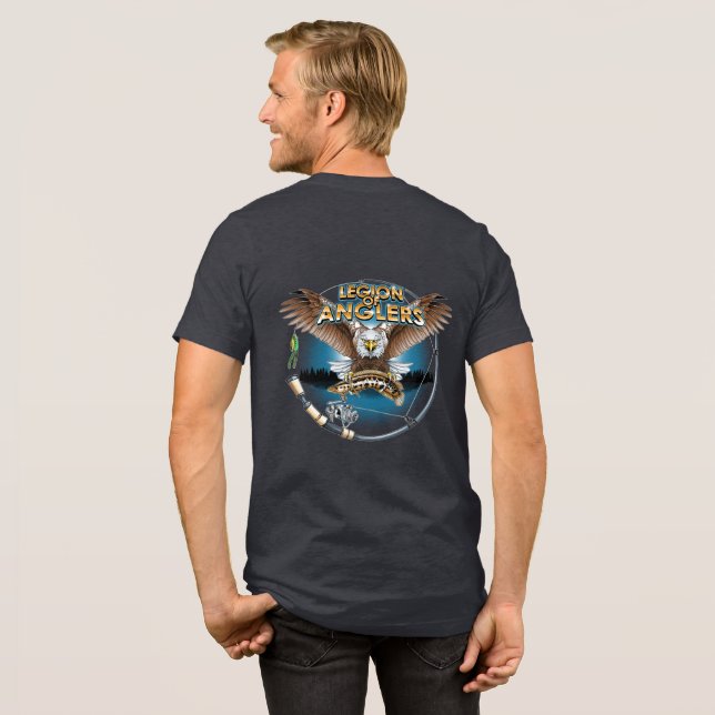 Legion des Anglers-T - Shirt (Rückseite voll)