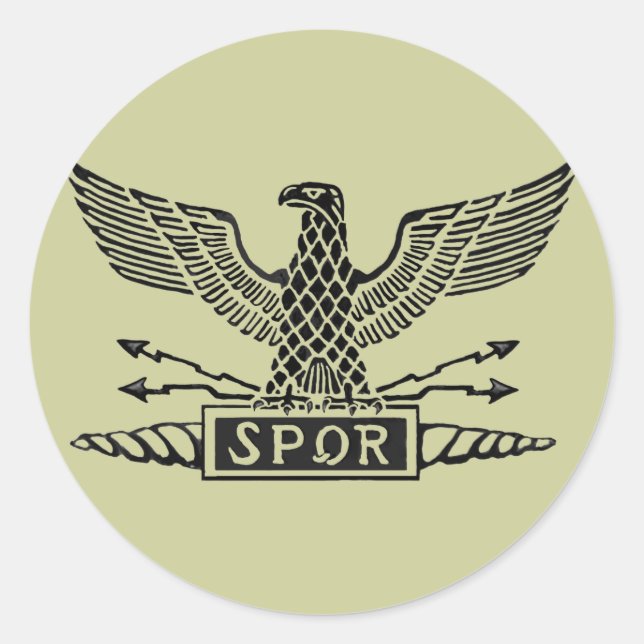 Legion Eagle Runder Aufkleber (Vorderseite)