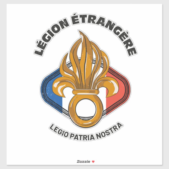 Legion Etrangere Military Foreign Legion Aufkleber (Blatt)