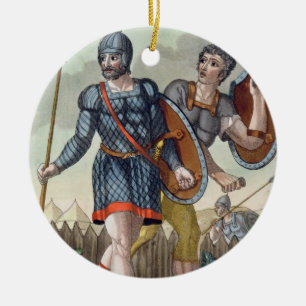 Legionaries, von "L'Antica Rom", 1825 (Farbli Keramikornament