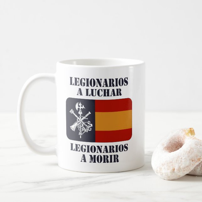 Legionarios a luchar 2 kaffeetasse (Mit Donut)