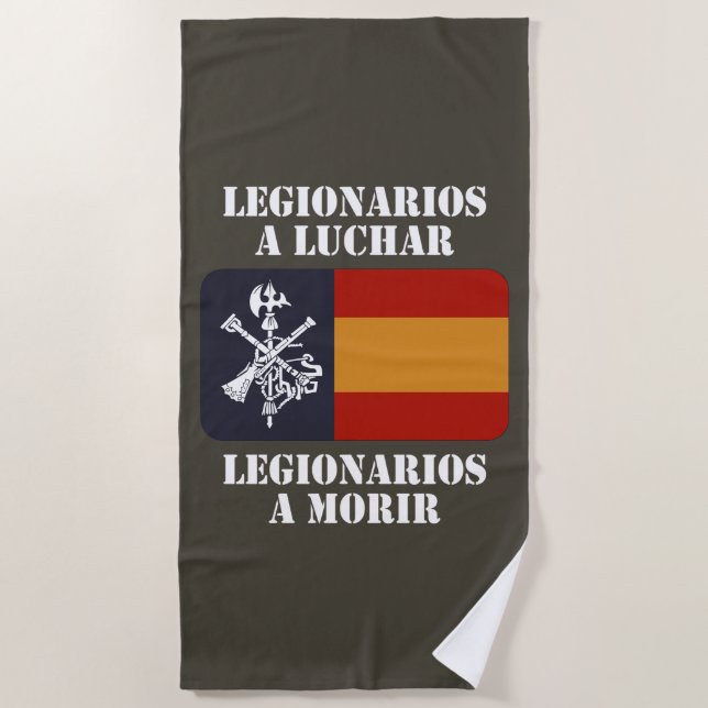 Legionarios a luchar 2 strandtuch (Vorderseite)
