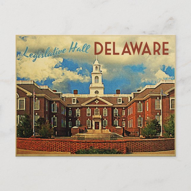 Legislative Hall Delaware Postkarte (Vorderseite)