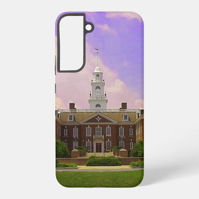 Legislative Hall Delaware Staat Hauptstadt in Dove Samsung Galaxy Hülle (Rückseite)