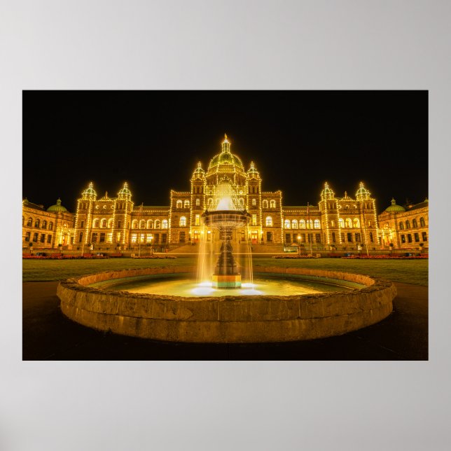 Legislative Versammlung von British Columbia Poster (Vorne)