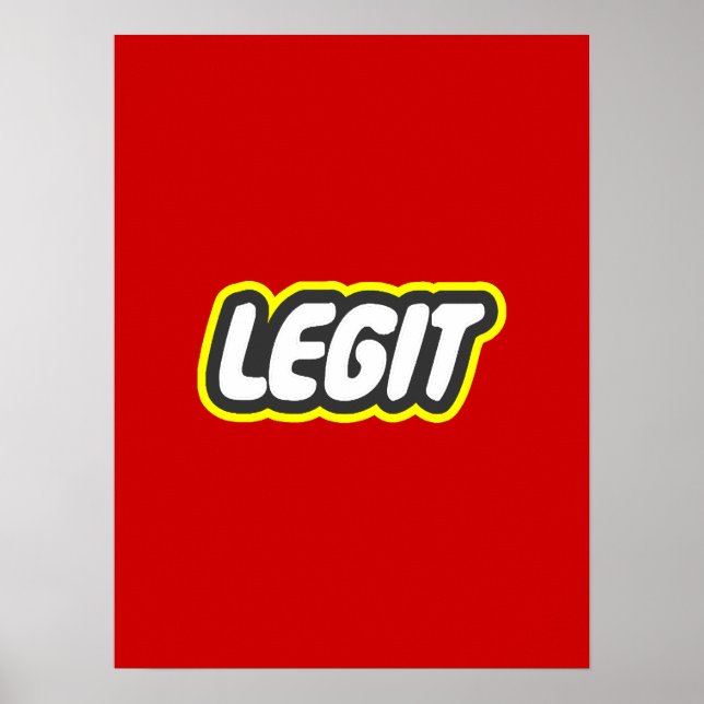 Legit Poster (Vorne)