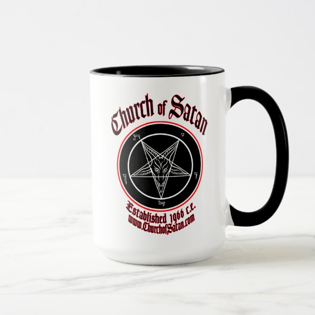 L'église de Satan 2 a dégrossi tasse (Droite)