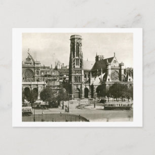 L'Eglise Saint Germain l'Auxerrois, Paris Vintag Postkarte
