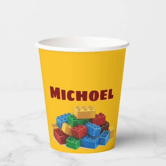 Lego-Upsherin-Cup Pappbecher (Vorderseite)