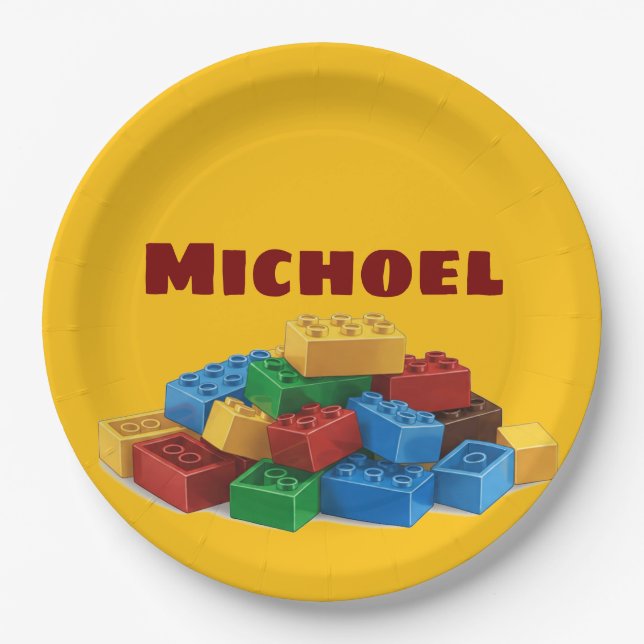 Lego upsherin Platte Pappteller (Vorderseite)