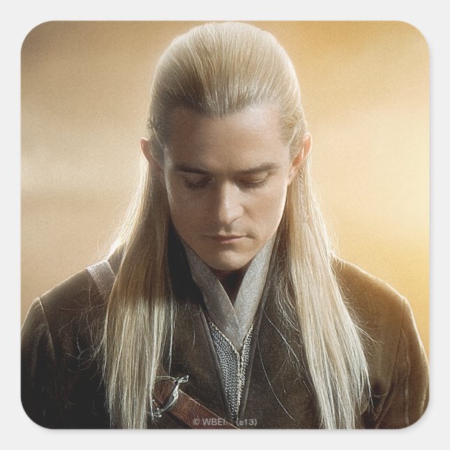 LEGOLAS GREENLEAF™ Character Poster 2 Quadratischer Aufkleber (Vorderseite)