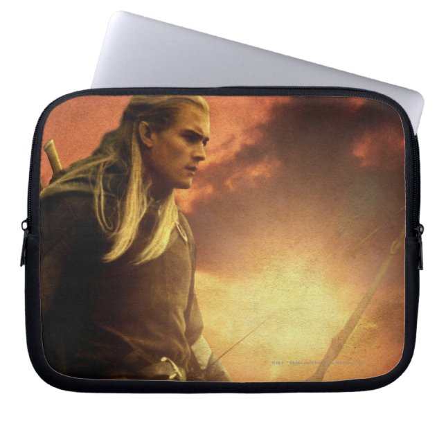 LEGOLAS GREENLEAF™ mit Bow Laptopschutzhülle (Vorderseite)