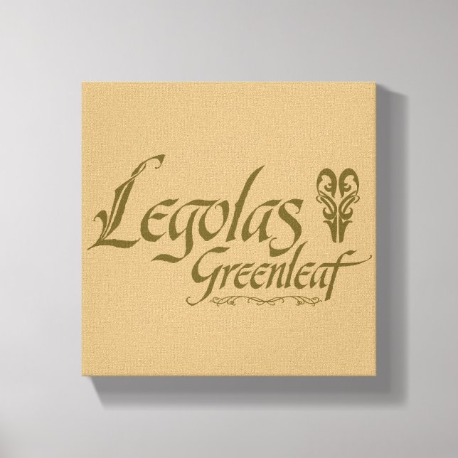 LEGOLAS GREENLEAF™ Name Leinwanddruck (Vorderseite)