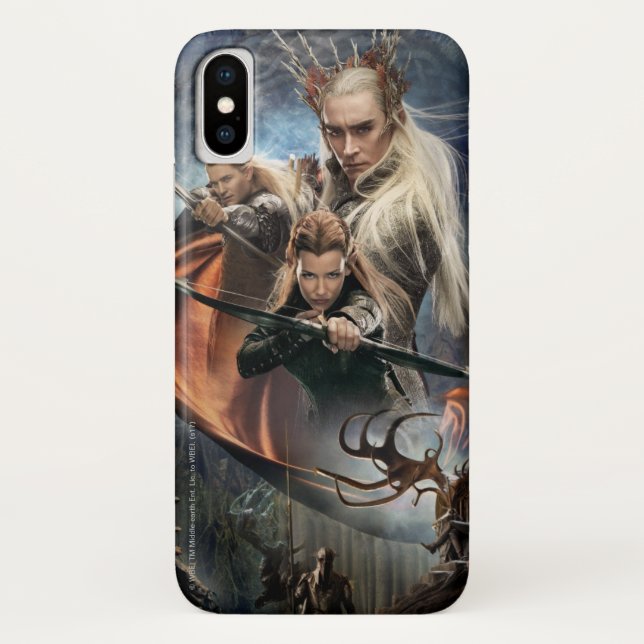 LEGOLAS GREENLEAF™, TAURIEL™, and Thranduil Case-Mate iPhone Hülle (Rückseite)