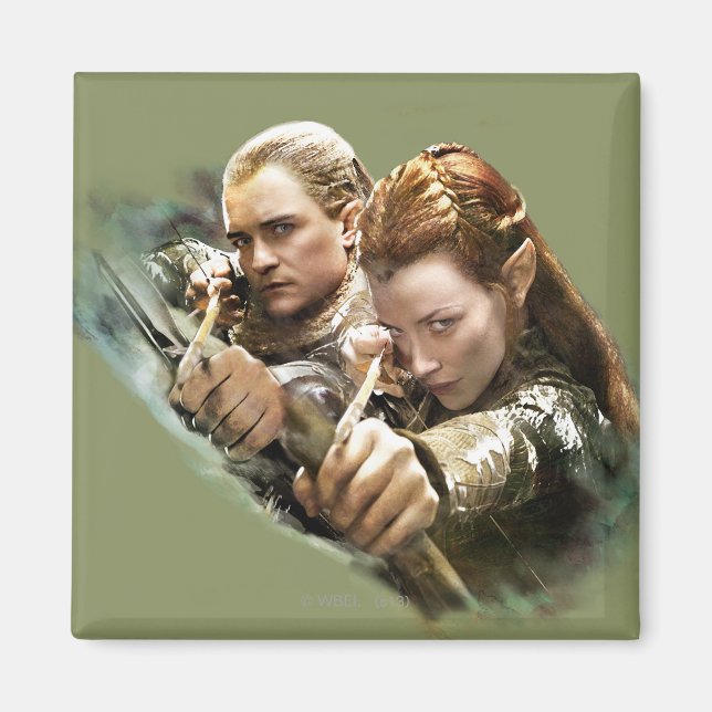 LEGOLAS GREENLEAF™ und TAURIEL™ Graphic Magnet (Vorne)