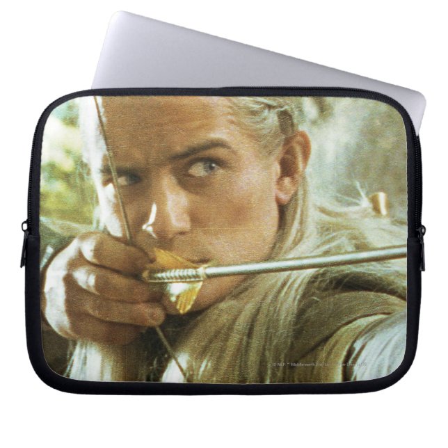 LEGOLAS GREENLEAF™ Zeichnend Bow 2 Laptopschutzhülle (Vorderseite)