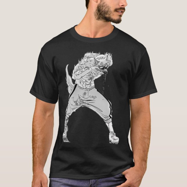 Legoshi Fighting Design T-Shirt (Vorderseite)